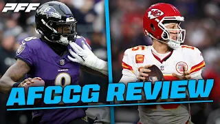 Chiefs vs. Ravens AFC Championship Game Review | PFF