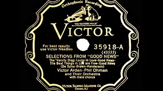 1928 Arden & Ohman - Selections from “Good News” (The Revelers, vocal)