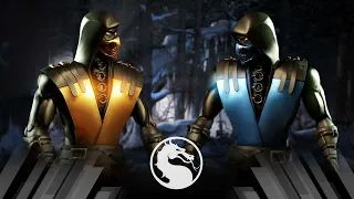 Mortal Kombat X - Gold Scorpion Vs Blue Steel Sub-Zero (Very Hard)