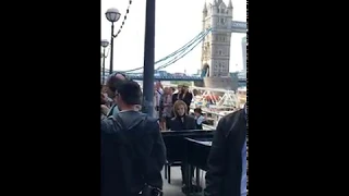 Yoshiki is Performing Bohemian Rhapsody in London