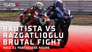 BEYOND THE LIMITS BATTLE: Bautista vs Razgatlioglu in head-to-head thriller ⚔️ |  #PRTWorldSBK 🇵🇹