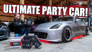 Installing an EPIC Sound System in my Nissan 350Z Drift Car! (4K)