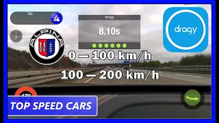 BMW Alpina D5 S Dragy acceleration 0-100/100-200 km/h - data review
