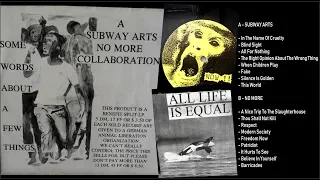 SUBWAY ARTS / NO MORE - Some Words About a Few Things all Life is Equal - Split Lp 1993