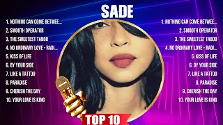 Sade Top Of The Music Hits 2024 - Most Popular Hits Playlist