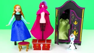Disney Store Exclusive: Frozen Anna Wardrobe Costume Set & Mini Doll Toy Review