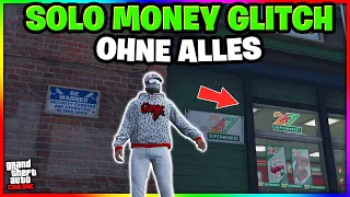 *FÜR ANFÄNGER!* DER SCHNELLSTE SOLO MONEY GLITCH *OHNE ALLES* IN GTA 5 ONLINE 🤑 (SOLO GELD GLITCH)