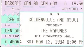 Ramones   Live Crawford Hall, Irvine, California, USA 12/03/1994