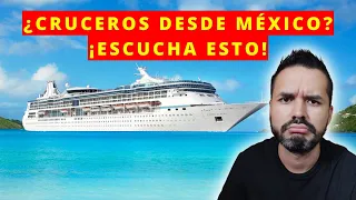 🇲🇽 Cómo reservar cruceros en México en 2024 | Royal Caribbean, NCL, MSC y más