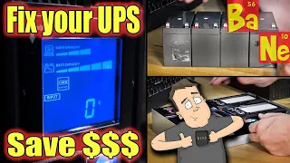 How To Repair a Computer UPS Cheap & Fast With Battery Replacement - @Barnacules