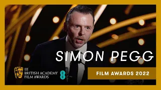 Simon Pegg is "always the bridesmaid never the bride" when it comes to BAFTA awards | EE BAFTAs 2022