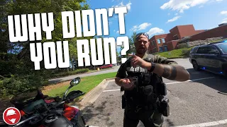 Cop Pulls me Over on my Dream Bike | Best Cop Reaction Yet!