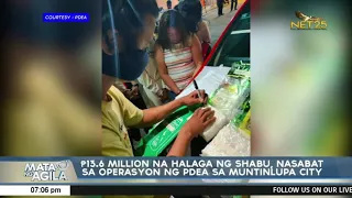 P13.6-M halaga ng shabu, nasabat sa operasyon ng PDEA sa Muntinlupa City