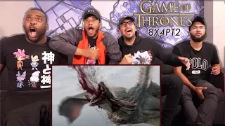 😱Game of Thrones 8x4 "The Last of the Starks" GROUP REACTION/REVIEW PART 2