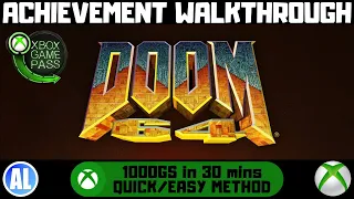 DOOM 64 #Xbox Achievement Walkthrough - Xbox Game Pass