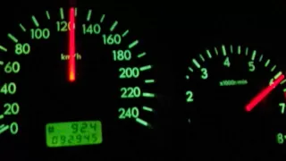 2003 Subaru Forester 2.0 XT 0 to 140 km/h Acceleration