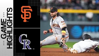 Giants vs. Rockies Game Highlights (9/15/23) | MLB Highlights