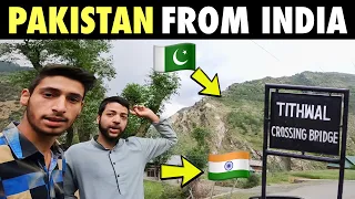 saw PAKISTANI PEOPLE at 🇮🇳INDIA-PAKISTAN🇵🇰 Border, LOC - TEETWAL & SIMARI | IndiaRide Ep-82