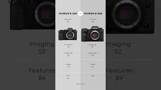 New Fujifilm X-S20 vs Fujifilm X-H2S Comparison!