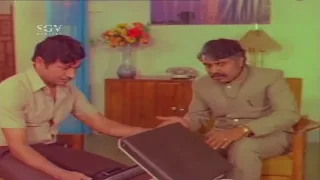 Mukhyamantri Chandru Bribe To Dr.Rajkumar Scene | Jwalamukhi Kannada Movie | Kannada Best Scenes