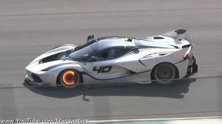 Ferrari FXXK Epic Noises & HOT Glowing Brakes!