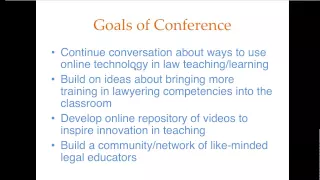 LegalED 2015 Igniting Law Teaching 1st Conference Call
