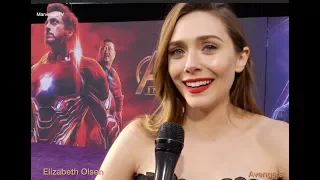 'Elizabeth Olsen'  at Avengers:Infinity War PREMIERE