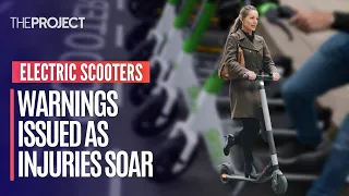 E-Scooter Warning Issues As Injuries Caused While Riding Rise Across Australia