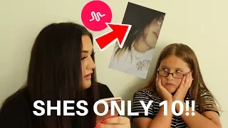 REACTING TO MY LITTLE SISTERS CRINGEY MUSICALLYS PT.3