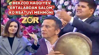 Bekzod Haqqiyev ZO'R TV kanalida "Ertalabdan salom" ko'rsatuvida Yangi qoshiqlari va savti suvvora a