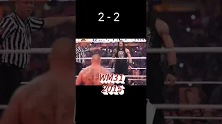 Brock Lesnar Wrestlemania Win Loss