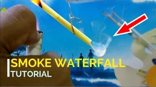 How to make A Smoke Waterfall using Sticky Notes - Fun At Home !