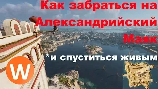 Как забраться на Александрийский маяк в Assassins Creed Origins.