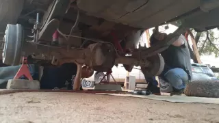 F-150 Rear End Swap and Dog caught breaking in