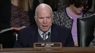 SENATOR MCCAIN'S OPENING STATEMENT AT SENATE ARMED SERVICES HEARING, December 7, 2017