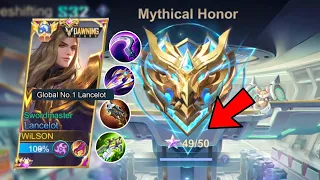 MY LAST LANCELOT MATCH BEFORE MYTHICAL GLORY!! | WIN OR LOSE? (HARD MATCH) - MLBB