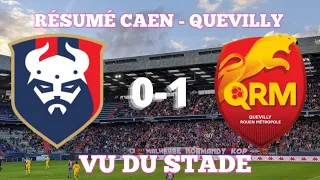 RÉSUMÉ CAEN🔴🔵0-1 QUEVILLY🔴🟡(SMC-QRM) LIGUE 2 2022/23