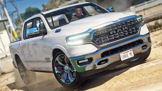 PICKUP TRUCK PURSUIT | 2020 Ram 1500 Limited | Chase Me GTA V