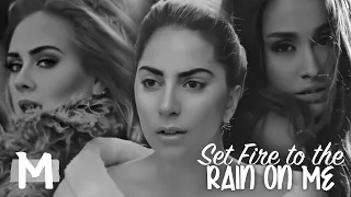 Lady Gaga, Ariana Grande, Adele - Set Fire To The Rain On Me (Music Video)