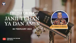 PD ke-6, Selasa, 20 Februari  2024 | Pdt. Ridwan Hutabarat - Janji Tuhan Ya dan Amin