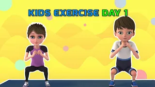 Kids Daily Exercise - Day 1 | Kids Exercise