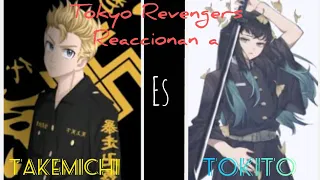 Tokyo Revengers reaccionan a takemichi es muichiro tokito💙~~{Gacha~Club}~Tami_chan💮