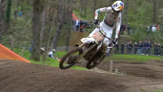 Kay de Wolf Riding from Last to First at the Dutch Masters of Motocross in Markelo