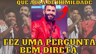 Fã do Gusttavo Lima INVADE palco, pede pra cantar e SURPREENDE com PERGUNTA bem DIRETA para o cantor