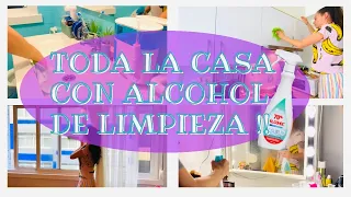 ✨ TODA LA CASA con ALCOHOL de LIMPIEZA ✨ producto favorito MERCADONA