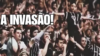 Torcida do Corinthians HUMILHANDO a torcida do Palmeiras dentro e fora do Allianz Parque - A INVASÃO