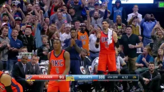 Russell Westbrook passes Oscar Robertson's triple double record with 42 on the season! game winner