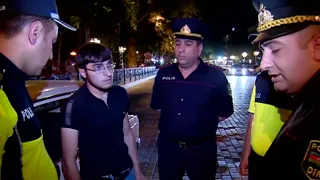 Yol polisi Gəncədə reyd keçirdi