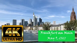 4K City Tour of Frankfurt am Main