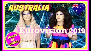 AUSTRALIA 🇦🇺 ESC 2019 REACTION VIDEO | AMERICAN DRAG QUEENS | Miller-Heidke "Zero Gravity"